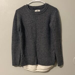 Urban Outfitters Charcoal Ribbed Sweater